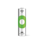 GP Batteries Recyko 2600 AA Kalem Ni-Mh Şarjlı Pil, 1.2 Volt, 2'li Kart