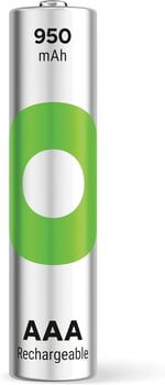 GP Batteries ReCyko 950mAh AAA İnce Kalem Ni-Mh Şarjlı Pil, 1.2 Volt, 6'Lı Kart