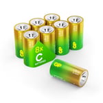 GP Ultra Alkalin Pil - C BOY ORTA 8'li Paket