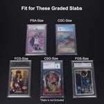 Graded Kart Kılıfları, PSA Levhalar için, Tam Fit Açılıp Kapanabilir PSA Levha Kılıfları, PSA, CSG, CGC, FGS, FCG Boyutlu Levhalar ile Uyumlu (600 Sayı)
