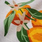 Green Black Orange 3'lü Mutfak Havlu Seti Baskılı 40x60
