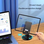 Greenart Alüminyum Tablet ve Telefon Standı, 360 Derece Ayarlanabilir Dönme Özelliği, Çok Amaçlı Masaüstü Dock Tutucu (Siyah)