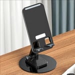 Greenart Alüminyum Tablet ve Telefon Standı, 360 Derece Ayarlanabilir Dönme Özelliği, Çok Amaçlı Masaüstü Dock Tutucu (Siyah)