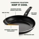 Greenpan Cambridge CW002320 – 002 tencere kapağı/Cam/Alüminyum siyah 24 cm - Seçenekler: 24 cm/3,1l, 24 cm/4,9l Kochtopf