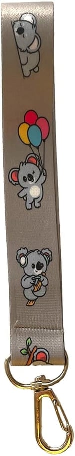 Gri Koala 4 Lü Set Boyun ipi Anahtarlık Yoyo Yaka Kartlığı