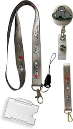 Gri Koala 4 Lü Set Boyun ipi Anahtarlık Yoyo Yaka Kartlığı