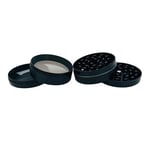 GRINDER Parçalayıcı Metal baharat öğütücü herb spice 4 katmanlı 40MM / 50MM / 63MM (SIYAH, 63MM), ETG-40M-SYH - Bedenler: 40MM, 50MM, 63MM