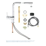 Grohe Eviye Bataryası Spiralli 2 Fonksiyonlu Minta Krom- 30274000