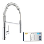 GROHE Get Eviye Bataryası |360˚ Dönüş Açısı | Krom | 30361000