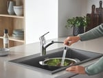 GROHE Start Spiralli Eviye Bataryası | 90˚ Dönüş Açısı | Krom | 30531001