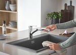 GROHE Start Spiralli Eviye Bataryası | 90˚ Dönüş Açısı | Krom | 30531001