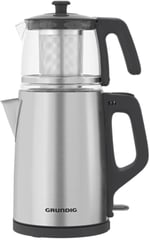 Grundig Tm 2522 Ic Inox Cam Çelik Süzgeçli Çay Makinesi,Renkli