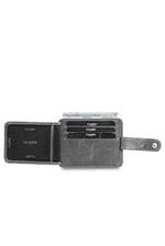 Guard Dikey Crazy Gri Hakiki Deri Kartlık Erkek/Kadın P5171