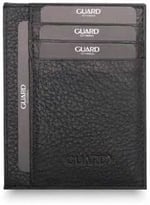Guard Smart Mat Siyah Hakiki Deri Kartlık Erkek/Kadın P1092