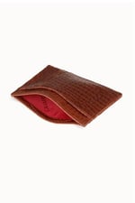Guard Texas Baskı Taba Hakiki Deri Kartlık Erkek/Kadın P1092
