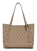 GUESS Eco Erica Elite Tote Bag Latte Logolu, Latte logosu