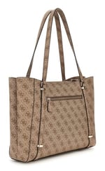 GUESS Eco Erica Elite Tote Bag Latte Logolu, Latte logosu