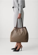 GUESS Kadın Eco Victtoria Large 2'si 1 Arada Tote Çanta