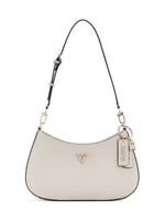 GUESS Noelle Top Zip Omuz Çantası - Bedenler: M, Tek Beden