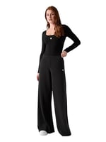 Guess Olympe Regular Fit Normal Bel Bol Paça Pantolon V4YB07KCAY2 Bayan PANTOLON V4YB07 KCAY2 JBLK