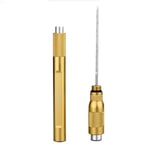 Guevara 3in1 Drawpoker Delici ve Puro İğnesi Gold 15cm