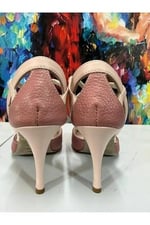 GÜL KURUSU - MODEL LATİN-SALSA-TANGO DANS VE SALON AYAKKABIS 7,5 CM 11 PONT KADEH MODEL KAPALI TOPUK - Bedenler: 37 EU, 39 EU, 40 EU