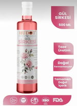Gül Sirkesi Doğal Fermantasyon 500ml HUDOT ORGANİK