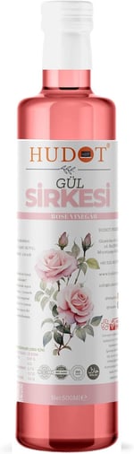 Gül Sirkesi Doğal Fermantasyon 500ml HUDOT ORGANİK
