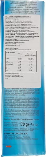 GULLON LİFLİ ŞEKERS.BİSK. 170 GR