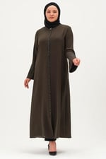 GÜLSEREN PETEK KOLU TÜLLÜ KADIN FERACE
