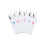 Gümüş İç Giyim İp Askılı Taşlı Kız Çocuk Atlet 6 lı Paket