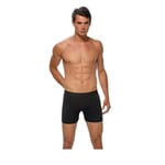 Gümüş İç Giyim Likralı Erkek Boxer Külot 6 Lı Paket Siyah XXL