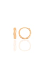 Gümüş rose 11 mm halka küpe Tragus Piercing Helix Kıkırdak Küpesi