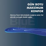 Günlük Ayakkabılar ile Kullanım için Memory Foam Tabanlık, Hafızalı Sünger (40-45)