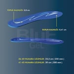 Günlük Ayakkabılar ile Kullanım için Memory Foam Tabanlık, Hafızalı Sünger (40-45)
