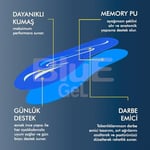 Günlük Ayakkabılar ile Kullanım için Memory Foam Tabanlık, Hafızalı Sünger (40-45)