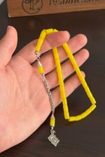 Günlük Kullanım Boy Limon Sarı Uçak Camı Tesbih