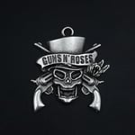 Guns'n Roses Örme Zincir Kolye - Gümüş Kaplama - Erkek Kadın Kolye - No:1543