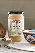 Gurvita Jöle Kıvamında İlikli Kemik Suyu Sade 320 Ml 12' li