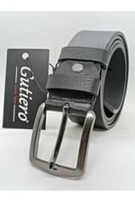 Gutiero%100 Hakiki Deri 4 Cm Siyah Erkek Kemer 125 CM gutieroNM-512