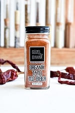 Güzel Ada Gıda Organik Toz Biber Tatlı 50 Gr (Tuzluklu)
