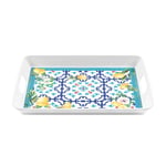 Guzzini Flower&Lemon Dikdörtgen Tepsi Melamin 47,7 x 34 cm