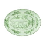 Guzzini Josephine Servis Tabağı Large 51x38 cm Yeşil