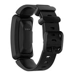 GVFM 6+ Çocuklar için Fitbit Ace 2 Bantları ile Uyumlu, Yumuşak Silikon Bilezik Aksesuarları Spor Kayışı Erkek bantları Fitbit Inspire HR & Ace 2 ile Uyumlu (Siyah)