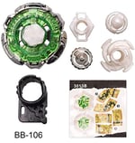 Gyros 6'lı Paket Bey Burst Battling Üstleri Metal Füzyon Başlangıç Seti Çıkartmalar İki Fırlatıcı