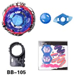 Gyros 6'lı Paket Bey Burst Battling Üstleri Metal Füzyon Başlangıç Seti Çıkartmalar İki Fırlatıcı
