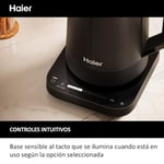 HAIER paslanmaz çelik su ısıtıcısı, enerji tasarrufu, 7 sıcaklık ayarı, sıcak tutma fonksiyonu, bir fincan için kaynatın, 1,7 l, 2200 W [I-Master Series 5]