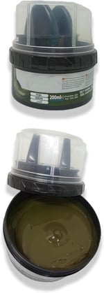 Haki Krem 200ml Ayakkabı Bot Boyası - Haki Boya