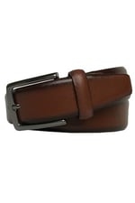 Hakiki Deri 2'li Set Klasik Kumaş Pantolon Kemeri 3.5 cm Siyah, Taba