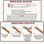 Hakiki Deri Çift Taraflı Erkek Kemer 4 cm Taba - Siyah